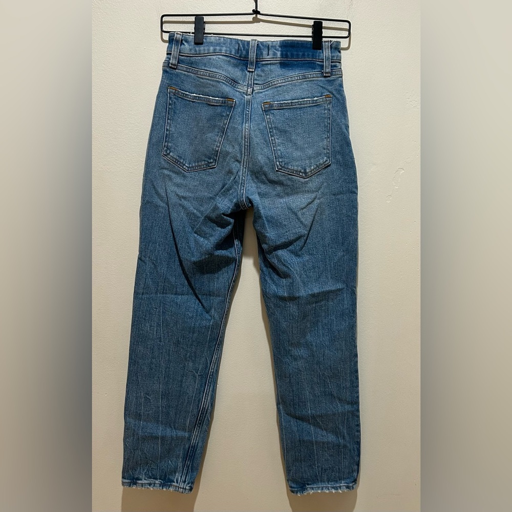 Abercrombie & Fitch The Mom High Rise Curve Love Jeans - women’s size 24 / 00S - Picture 2 of 9